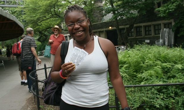 Isake Smith was first in line for tickets. At 22, Smith has been going to Shakespeare in the Park each year for nearly half of her life.